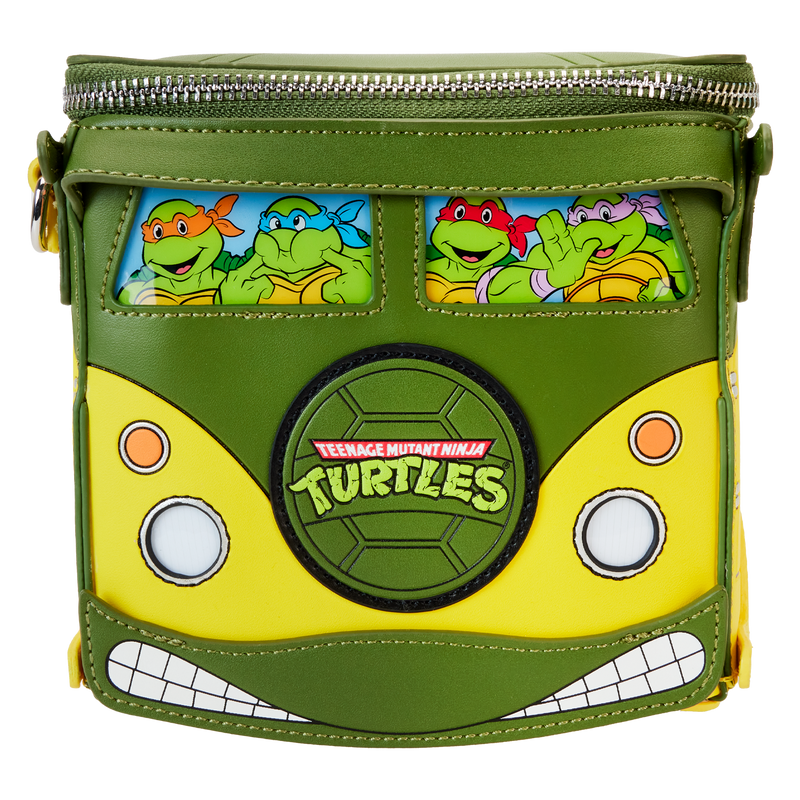 TEENAGE MUTANT NINJA TURTLES 40TH ANNIVERSARY PARTY WAGON FIGURAL CROSSBODY BAG