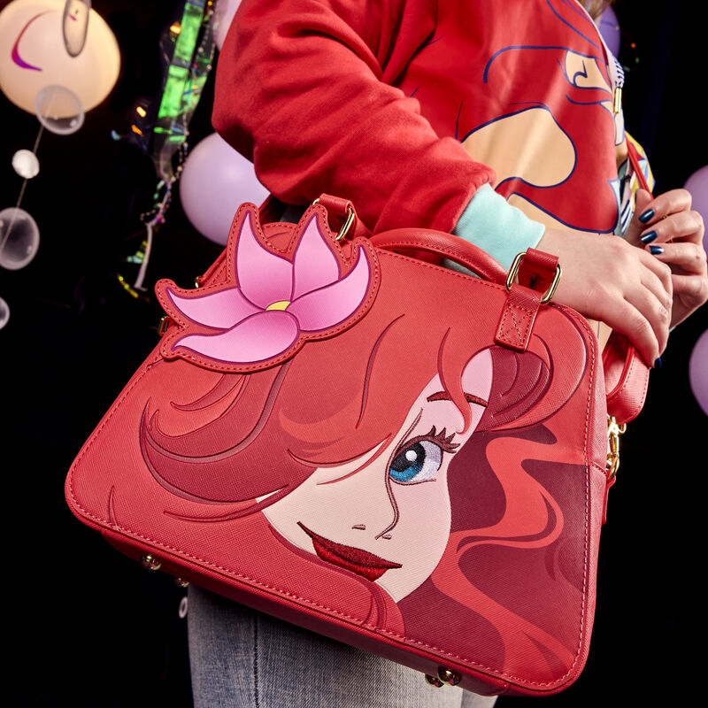 ARIEL FACE CROSSBODY BAG - THE LITTLE MERMAID 35TH ANNIVERSARY