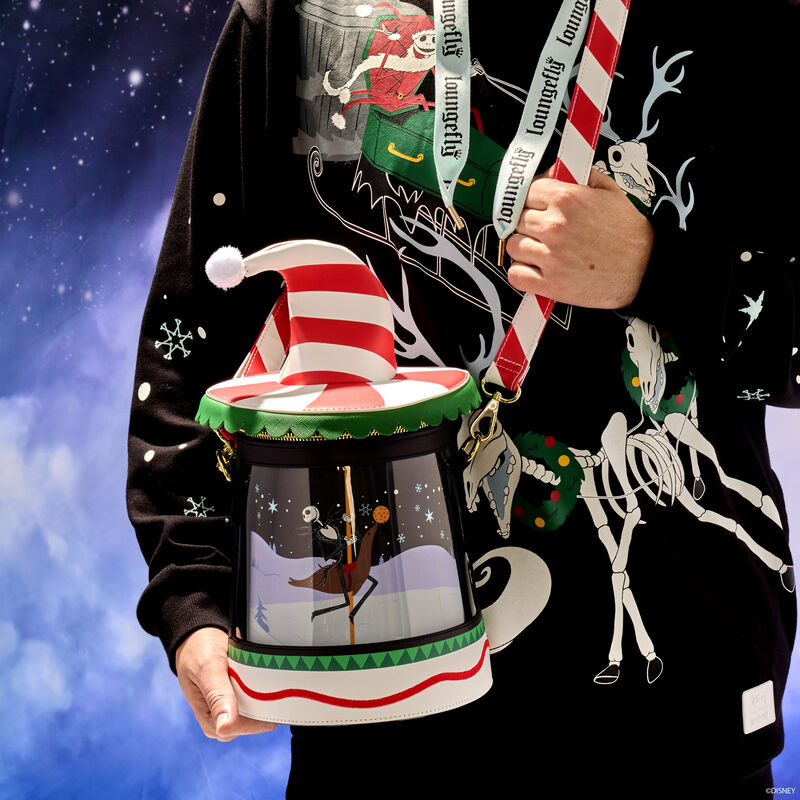 CANDY CANE JACK CROSSBODY BAG - THE NIGHTMARE BEFORE CHRISTMAS