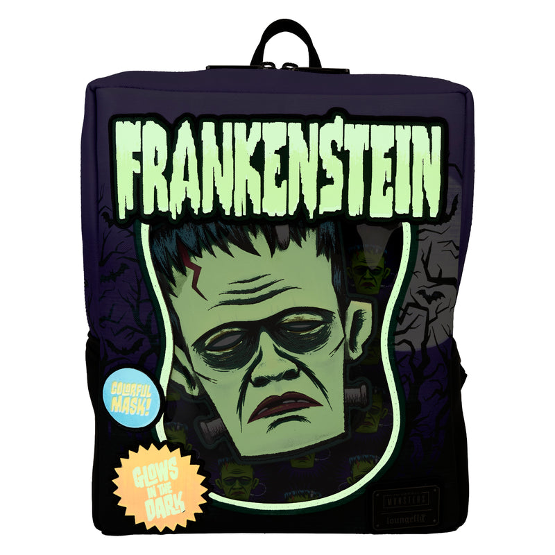 FRANKENSTEIN NEON MASK MINI BACKPACK - UNIVERSAL MONSTERS