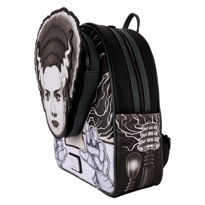 BRIDE OF FRANKENSTEIN GLOW MINI BACKPACK - UNIVERSAL MONSTERS