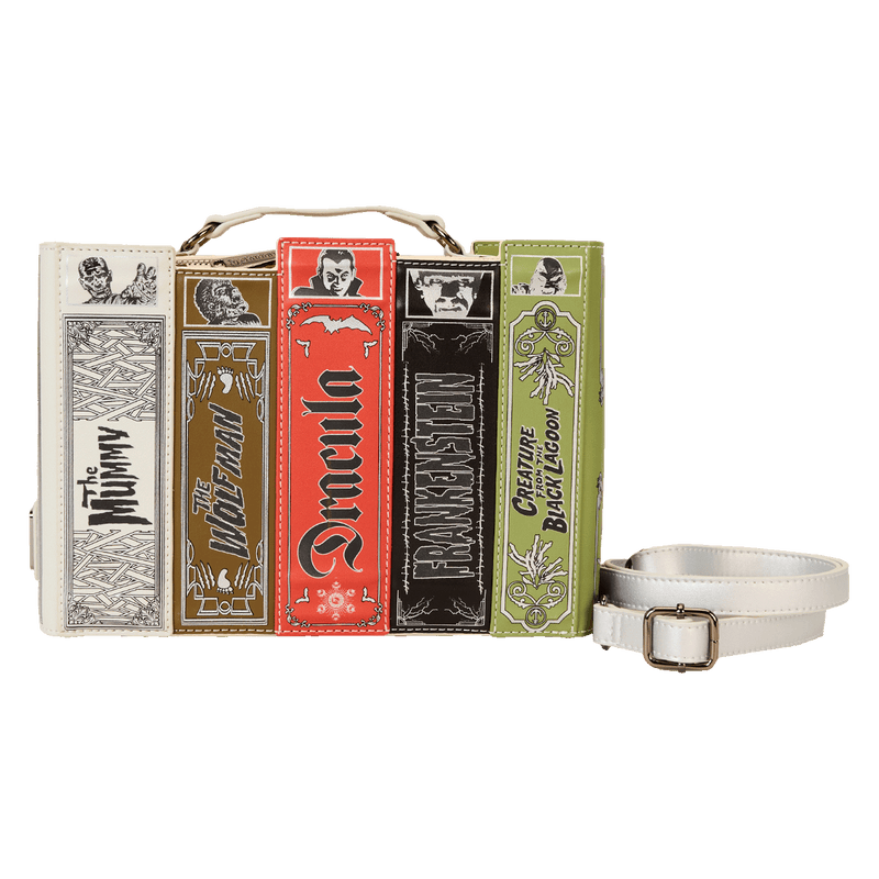 UNIVERSAL MONSTERS BOOKS COLLECTION CROSSBODY BAG