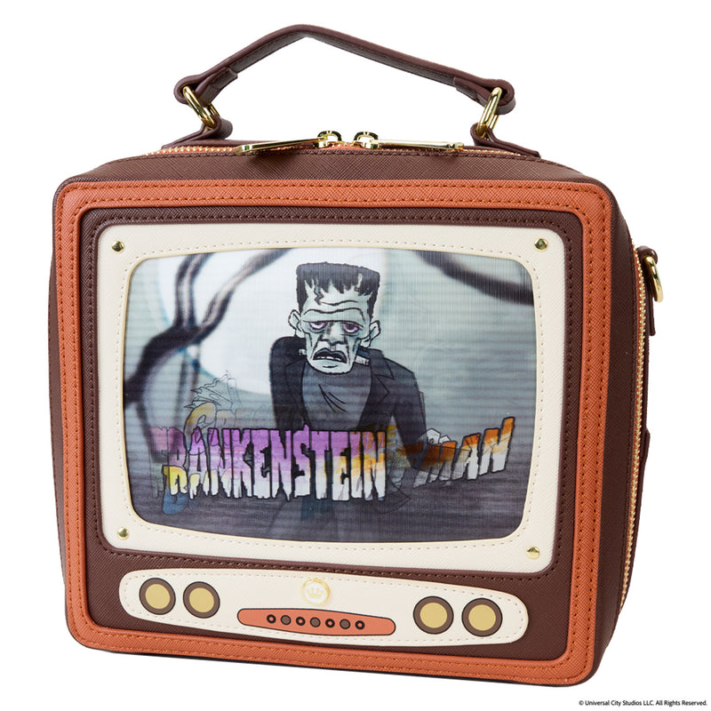 VINTAGE TV TRIPLE LENTICULAR CROSSBODY BAG - UNIVERSAL MONSTERS