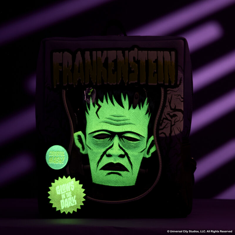 FRANKENSTEIN NEON MASK MINI BACKPACK - UNIVERSAL MONSTERS