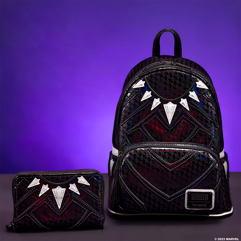METALLIC BLACK PANTHER COSPLAY MINI BACKPACK - MARVEL
