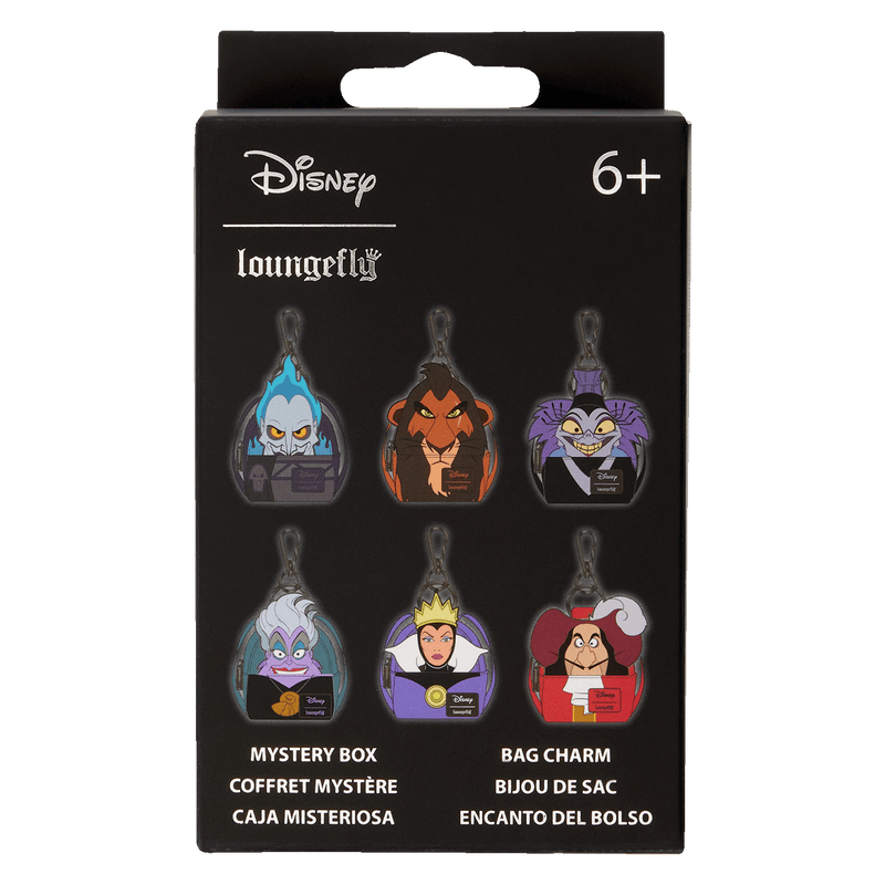 DISNEY VILLAINS MYSTERY BOX BACKPACK KEYCHAIN