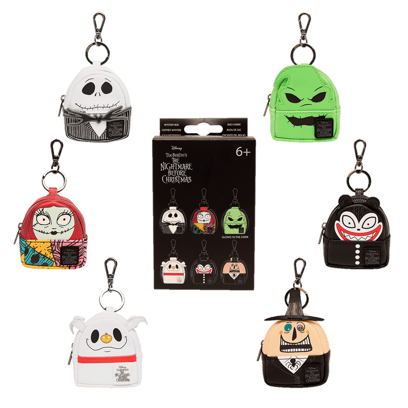 THE NIGHTMARE BEFORE CHRISTMAS MYSTERY BACKPACK KEYCHAINS