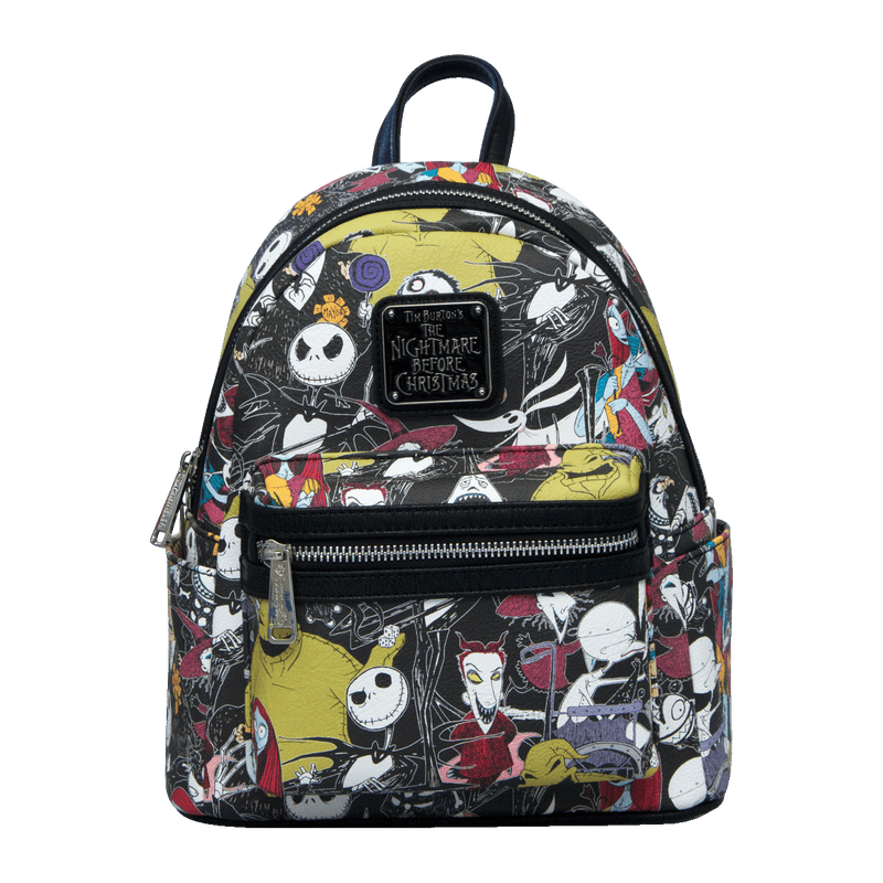 CHARACTERS PRINT MINI BACKPACK - THE NIGHTMARE BEFORE CHRISTMAS