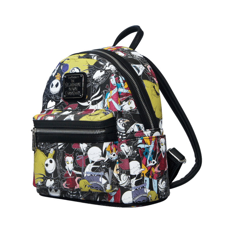 CHARACTERS PRINT MINI BACKPACK - THE NIGHTMARE BEFORE CHRISTMAS