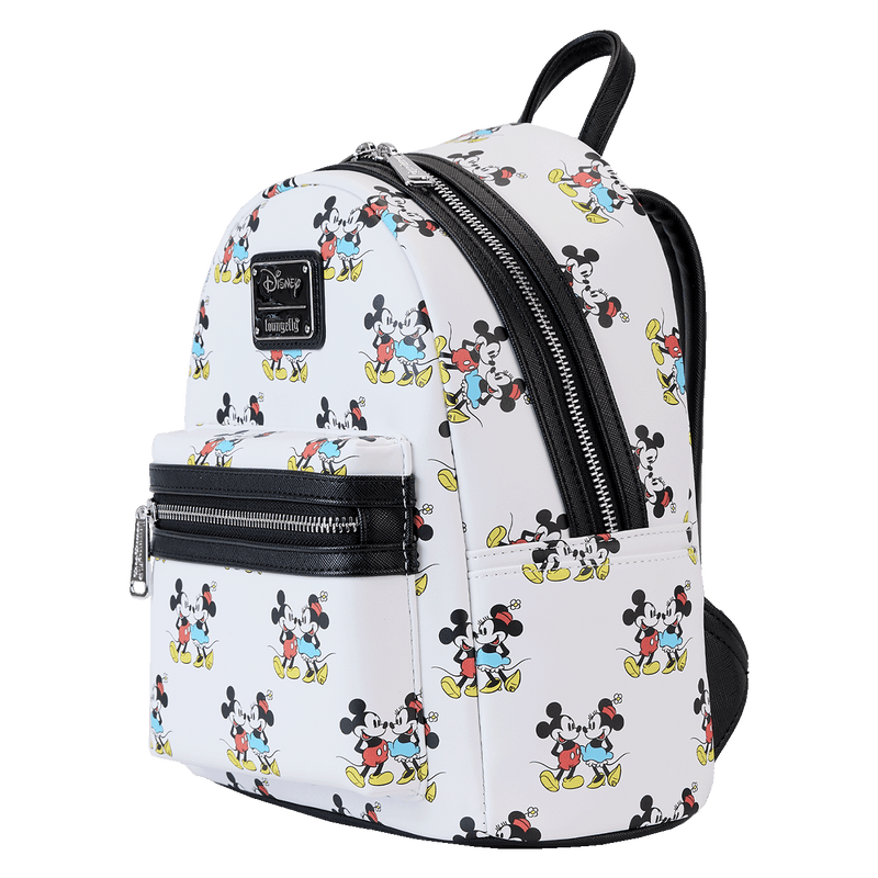 MICKEY AND MINNIE ALL OVER PRINT MINI BACKPACK