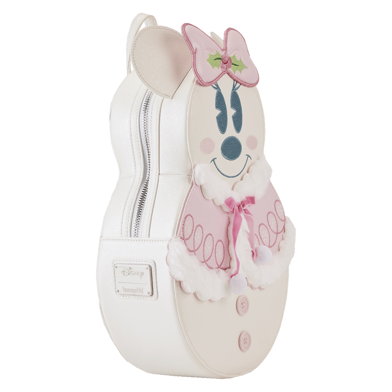 MINNIE PASTEL FIGURAL SNOWMAN MINI BACKPACK - DISNEY