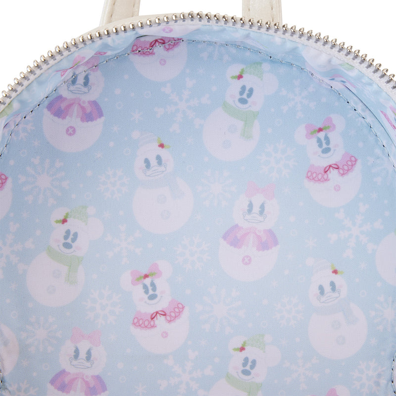 MINNIE PASTEL FIGURAL SNOWMAN MINI BACKPACK - DISNEY