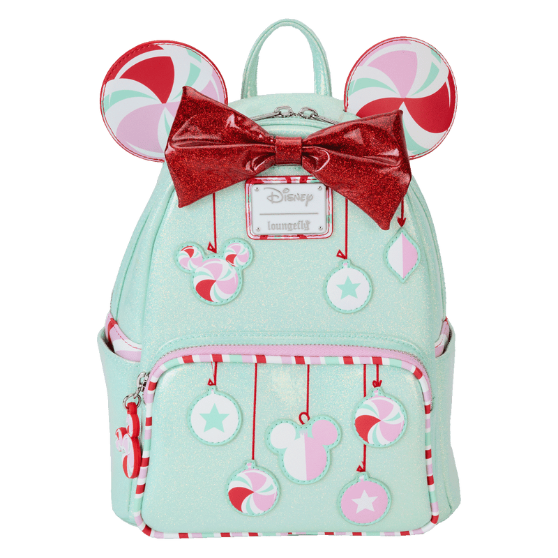 MINNIE HOLIDAY PEPPERMINT ORNAMENTS MINI BACKPACK - DISNEY