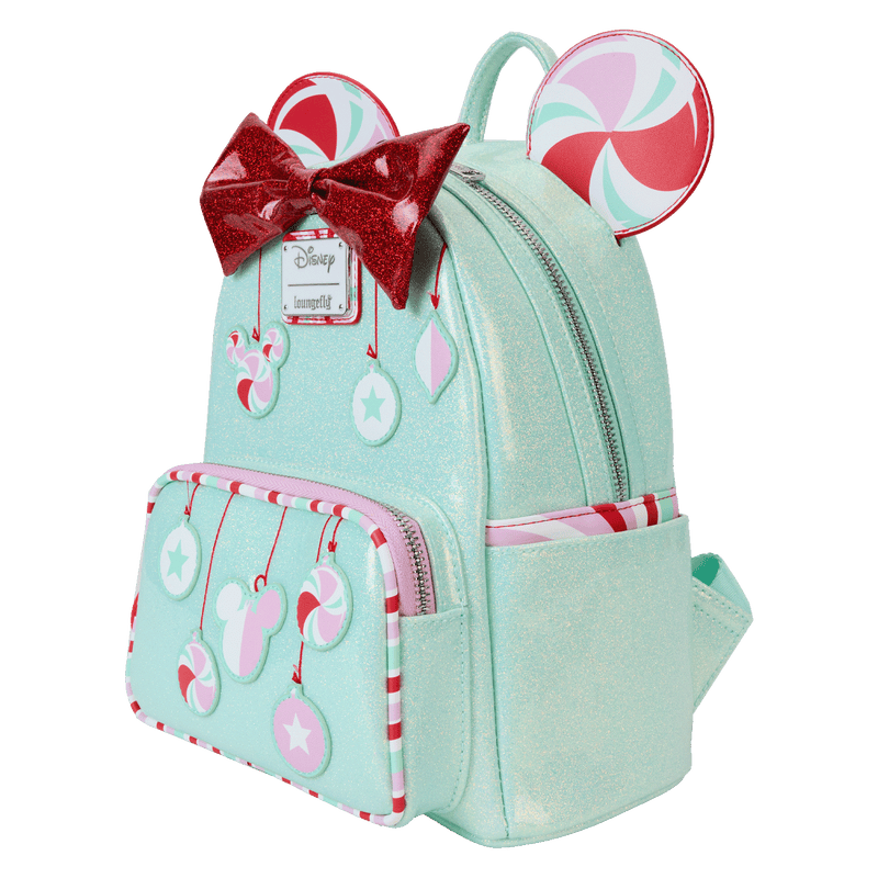 MINNIE HOLIDAY PEPPERMINT ORNAMENTS MINI BACKPACK - DISNEY