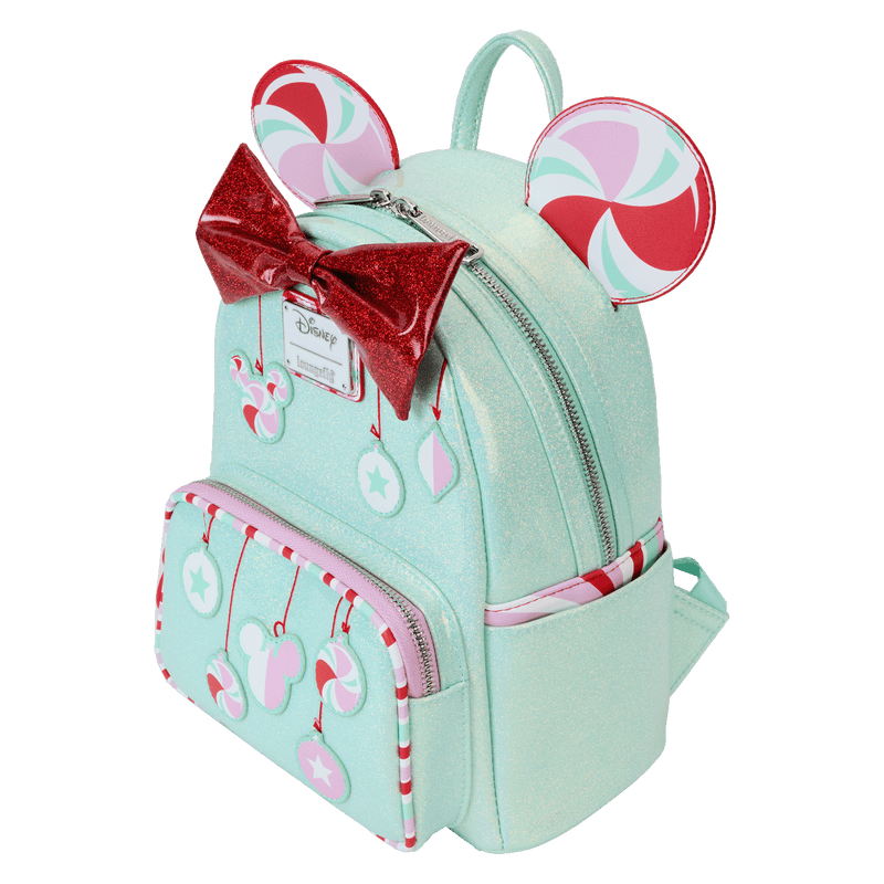 MINNIE HOLIDAY PEPPERMINT ORNAMENTS MINI BACKPACK - DISNEY