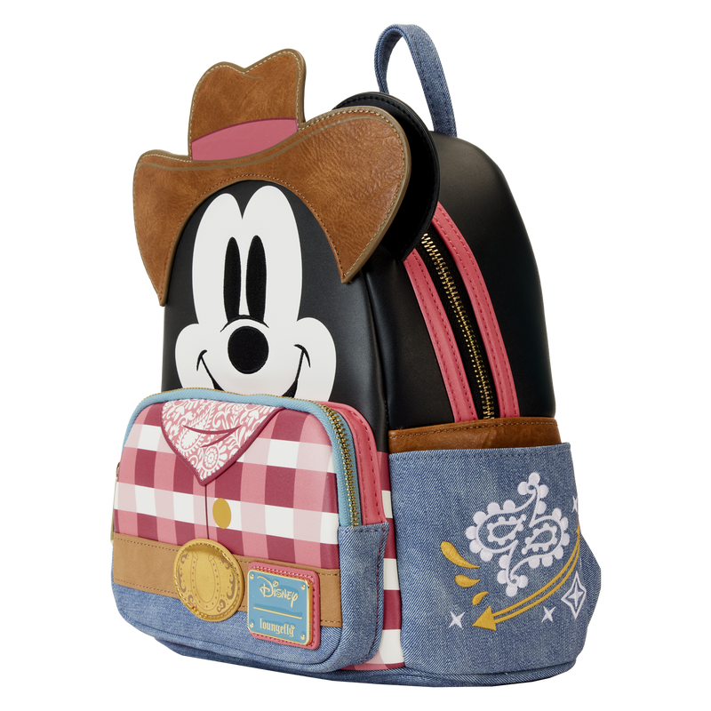 WESTERN MICKEY MOUSE COSPLAY MINI BACKPACK - DISNEY