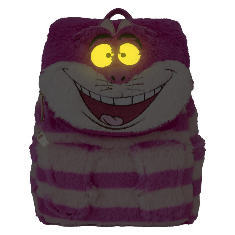 CHESHIRE CAT PLUSH POCKET MINI BACKPACK - ALICE IN WONDERLAND