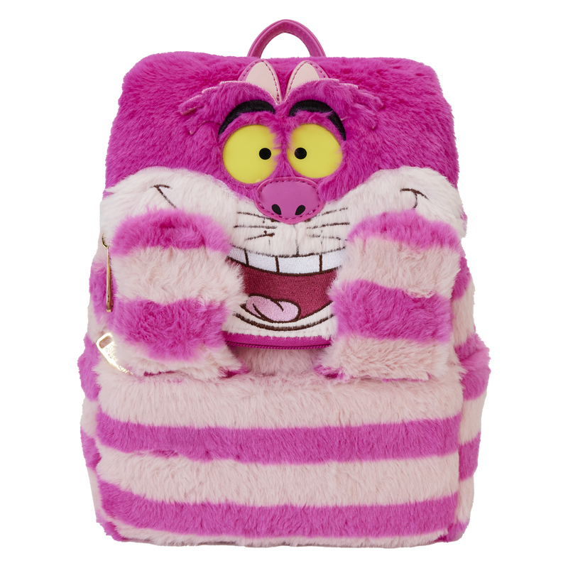 CHESHIRE CAT PLUSH POCKET MINI BACKPACK - ALICE IN WONDERLAND