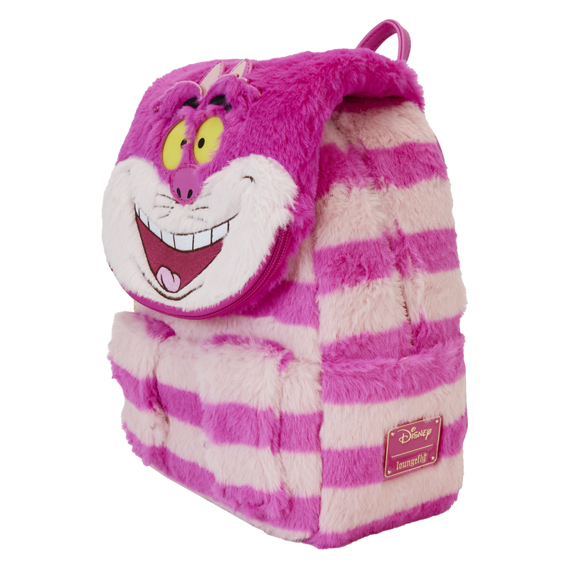 CHESHIRE CAT PLUSH POCKET MINI BACKPACK - ALICE IN WONDERLAND