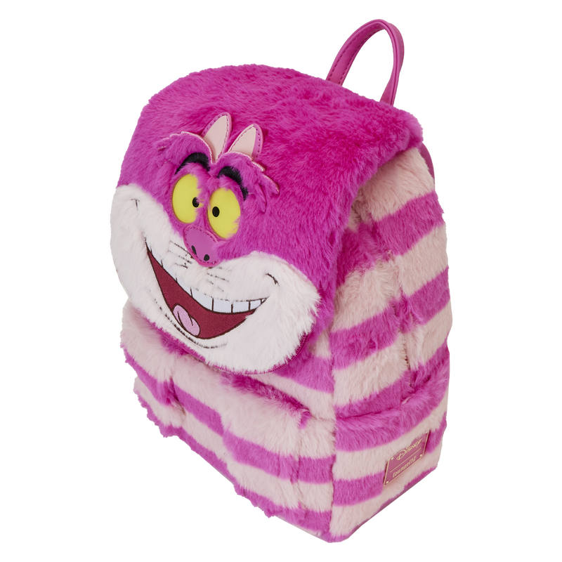 CHESHIRE CAT PLUSH POCKET MINI BACKPACK - ALICE IN WONDERLAND