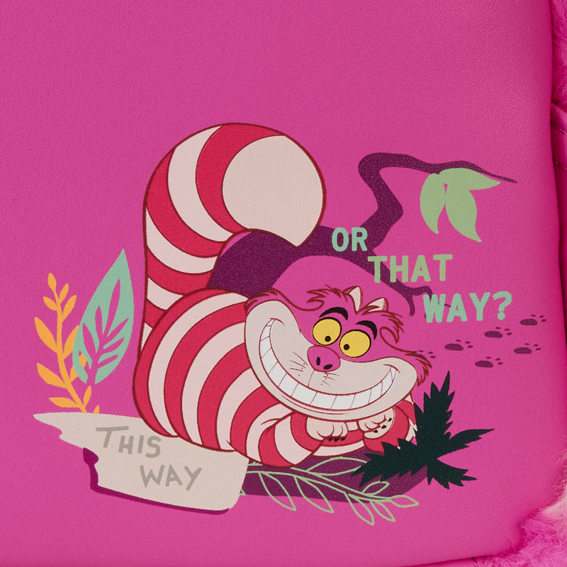 CHESHIRE CAT PLUSH POCKET MINI BACKPACK - ALICE IN WONDERLAND