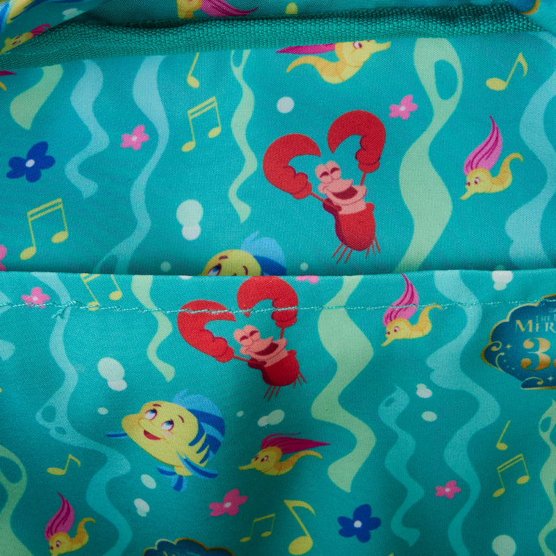 LIFE IS THE BUBBLES NYLON MINI BACKPACK - THE LITTLE MERMAID 35TH ANNIVERSARY