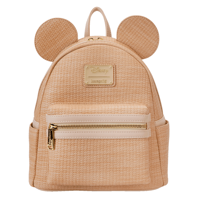 MICKEY MOUSE STRAW COSPLAY MINI BACKPACK - DISNEY