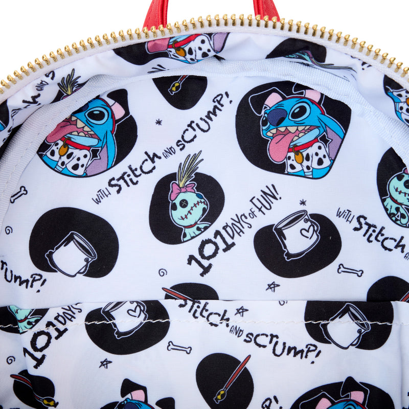 STITCH IN DALMATIANS COSTUME MINI BACKPACK - LILO AND STITCH