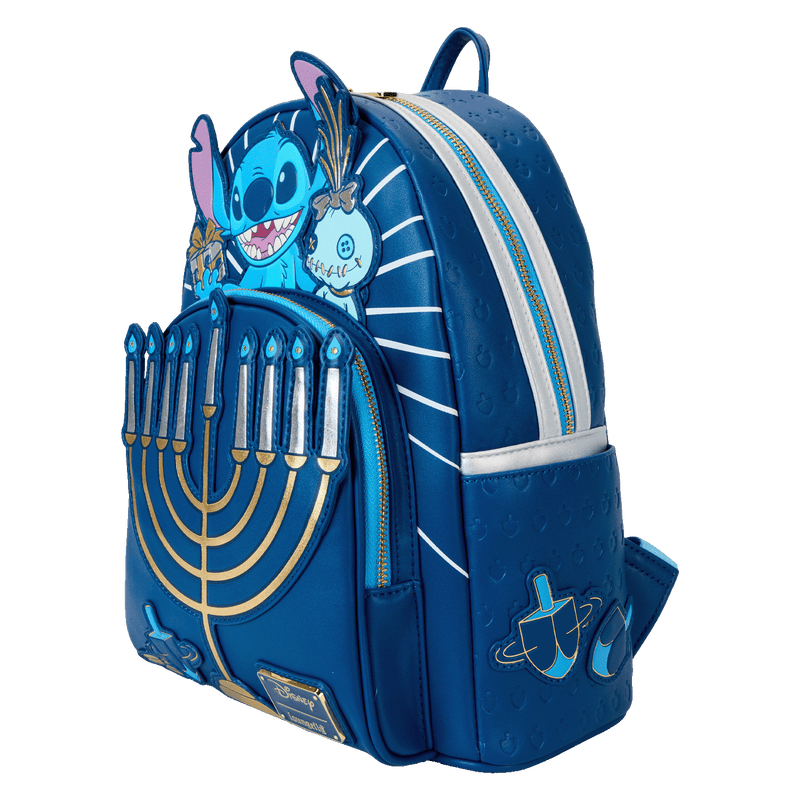 LIGHT UP MENORAH STITCH MINI BACKPACK - LILO AND STITCH