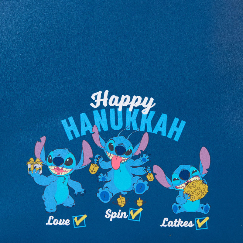 LIGHT UP MENORAH STITCH MINI BACKPACK - LILO AND STITCH