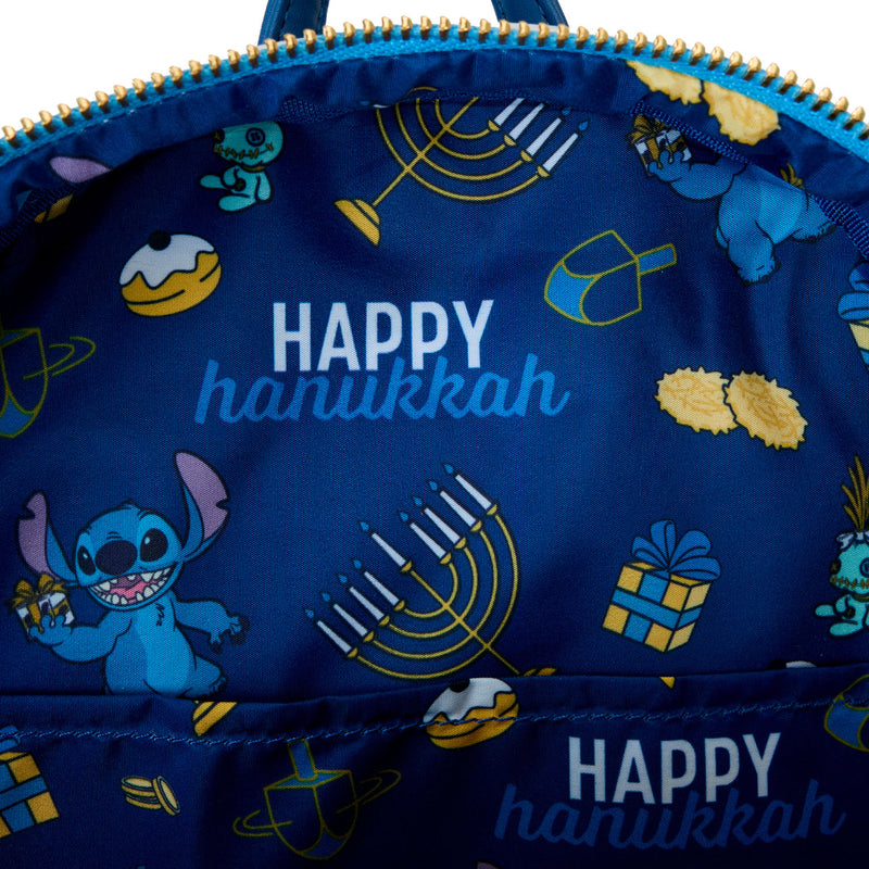 LIGHT UP MENORAH STITCH MINI BACKPACK - LILO AND STITCH