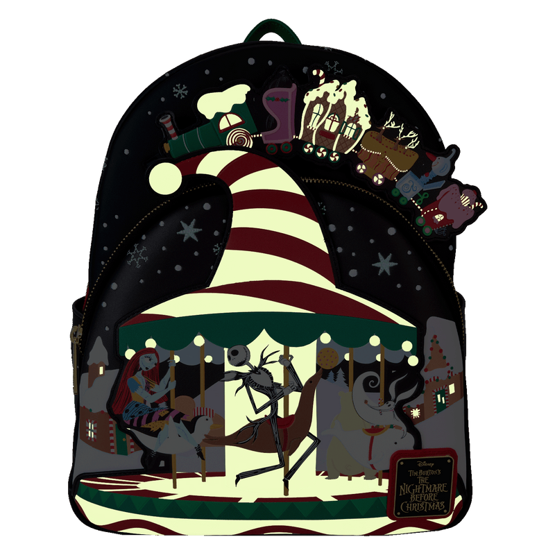 JOURNEY TO CHRISTMAS TOWN MINI BACKPACK - THE NIGHTMARE BEFORE CHRISTMAS