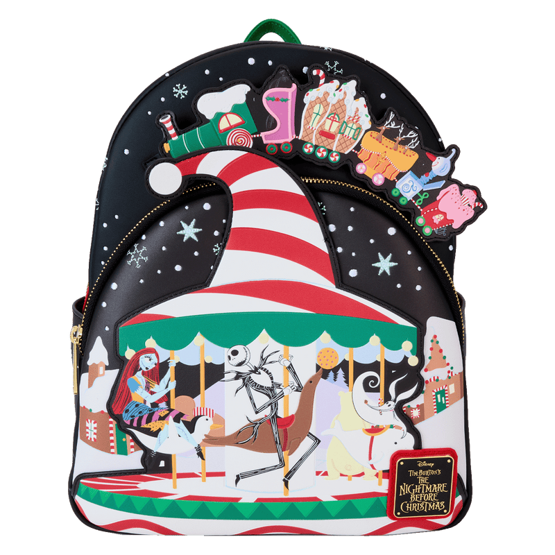 JOURNEY TO CHRISTMAS TOWN MINI BACKPACK - THE NIGHTMARE BEFORE CHRISTMAS