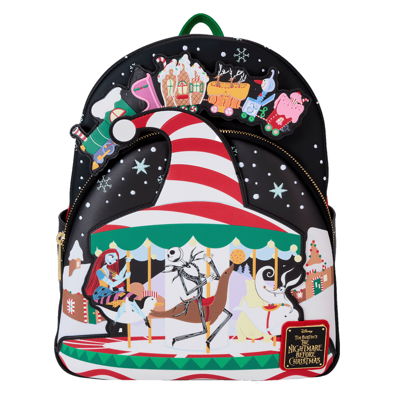 JOURNEY TO CHRISTMAS TOWN MINI BACKPACK - THE NIGHTMARE BEFORE CHRISTMAS