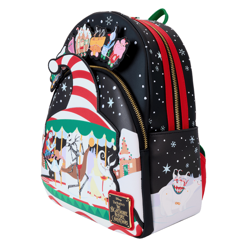 JOURNEY TO CHRISTMAS TOWN MINI BACKPACK - THE NIGHTMARE BEFORE CHRISTMAS