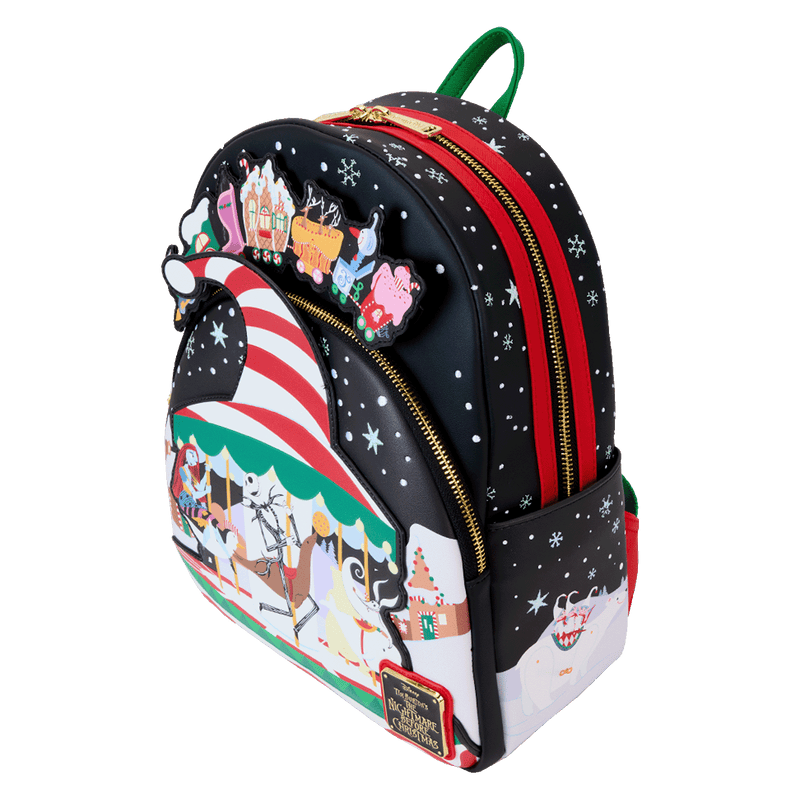 JOURNEY TO CHRISTMAS TOWN MINI BACKPACK - THE NIGHTMARE BEFORE CHRISTMAS