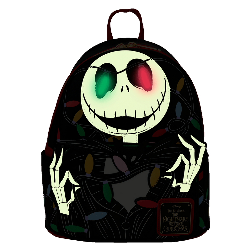 SMILING JACK LIGHT UP MINI BACKPACK - THE NIGHTMARE BEFORE CHRISTMAS