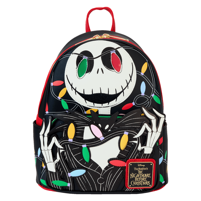 SMILING JACK LIGHT UP MINI BACKPACK - THE NIGHTMARE BEFORE CHRISTMAS