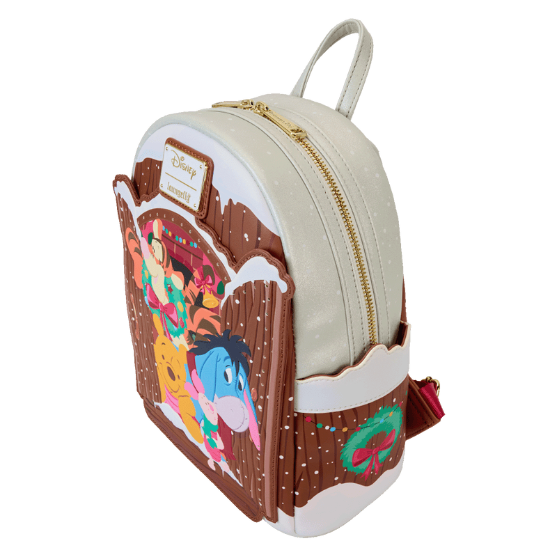 HOLIDAY SCENE POOH AND FRIENDS MINI BACKPACK - WINNIE THE POOH