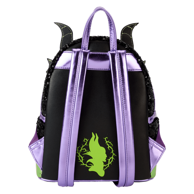 SEQUIN MALEFICENT DRAGON COSPLAY MINI BACKPACK - DISNEY