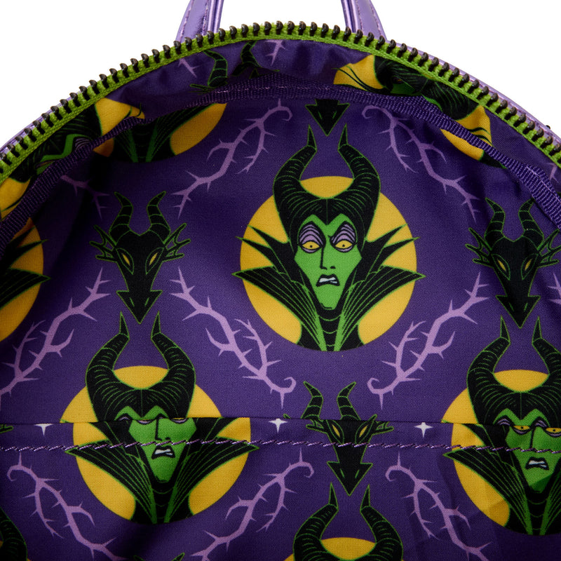 SEQUIN MALEFICENT DRAGON COSPLAY MINI BACKPACK - DISNEY