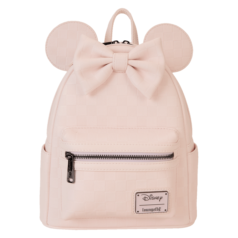 MINNIE MOUSE PINK CHECKED MINI BACKPACK - DISNEY