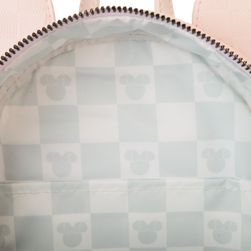 MINNIE MOUSE PINK CHECKED MINI BACKPACK - DISNEY