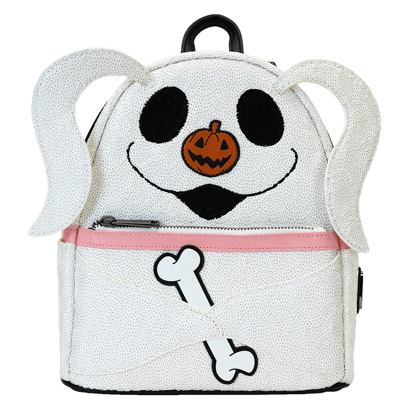 ZERO COSPLAY SEQUINS GLOW MINI BACKPACK - THE NIGHTMARE BEFORE CHRISTMAS