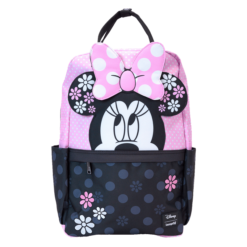 MINNIE FLORAL ROCK THE DOTS FULL-SIZE NYLON BACKPACK - DISNEY