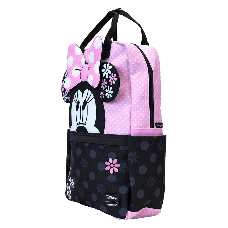 MINNIE FLORAL ROCK THE DOTS FULL-SIZE NYLON BACKPACK - DISNEY