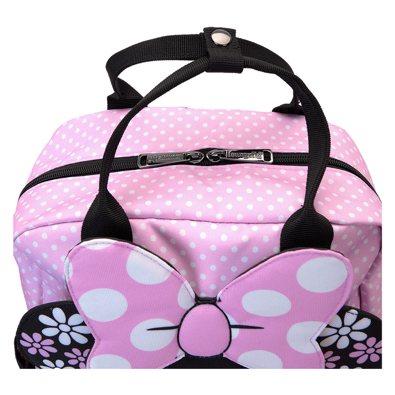 MINNIE FLORAL ROCK THE DOTS FULL-SIZE NYLON BACKPACK - DISNEY