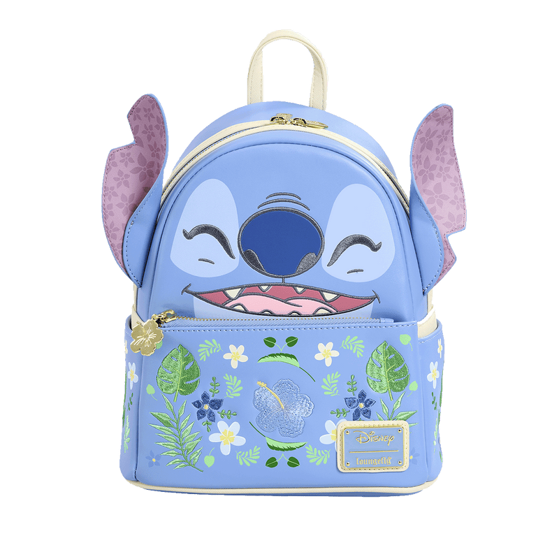 STITCH SPRING FLORAL FIGURAL MINI BACKPACK - DISNEY