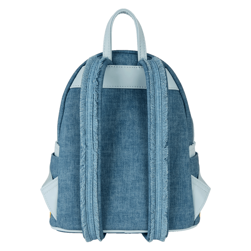 DISNEY DOGS AND CATS FLORAL FAUX DENIM MINI BACKPACK