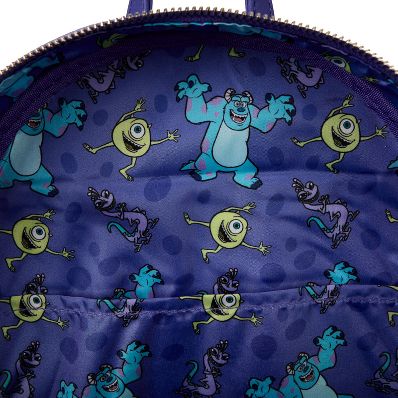 MIKE, SULLEY AND RANDALL TRIPLE POCKET MINI BACKPACK - MONSTERS INC.
